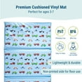 thumbnail image 3 of Wildkin Kids Vinyl Rest Mat for Boys and Girls, Ideal for Daycare and Preschool, 44 x 19 inches (Heroes Blue), 3 of 9