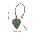 thumbnail image 3 of Bohemian Handwoven Leaf Curtain Tieback Strap, Polyester Tassel Curtain Holder with Bead Buckle for Home Decor Homestay Style, 3 of 6