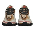 thumbnail image 5 of Highland Cow Fluffy Cow ChriStas Shoes Sneakers Black Size 9.5, 5 of 7