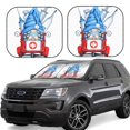 thumbnail image 1 of Saiise Medicine Gnome Truck Red for Foldable Car Sun Shades (2-Pack) Offer Sun Protection with an Easy-fold Design for Convenient Windshield Shading-Large, 1 of 6