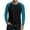 Black, variant on Mens Baseball Shirt Casual Raglan Long Sleeve Crewneck Color Block T-Shirt Lightweight Vintage Tops