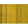 thumbnail image 1 of Ahgly Company Indoor Rectangle Oriental Yellow Modern Area Rugs, 8' x 10', 1 of 4