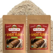 War Eagle Mill Organic Unbleached Stone Ground Whole Wheat Flour, 5 lb. Bag (2 Pack)