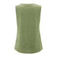 thumbnail image 4 of T-Shirt Décontracté Sans Manches pour Femmes, Col Rond, avec Imprimé Floral - pour Usage Quotidien, 4 of 4