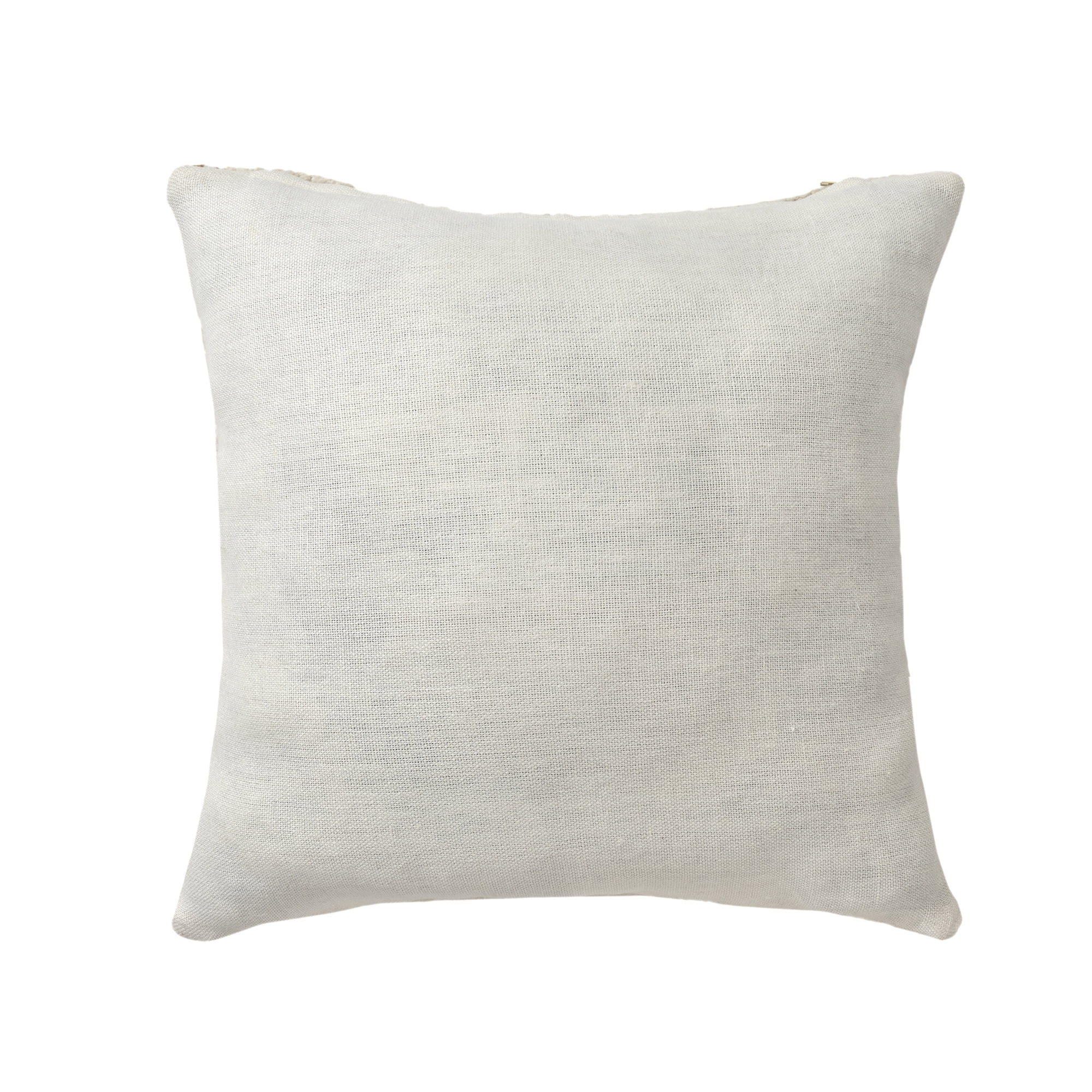 Harlow Hill Chester 24" x 24" Ivory/Beige Boucle Wool Adult Decorative Throw Pillow Cover
