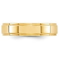 thumbnail image 2 of 14k Yellow Gold 5mm Flat with Step Edge Wedding Band Size 13.5 FLE050, 2 of 4
