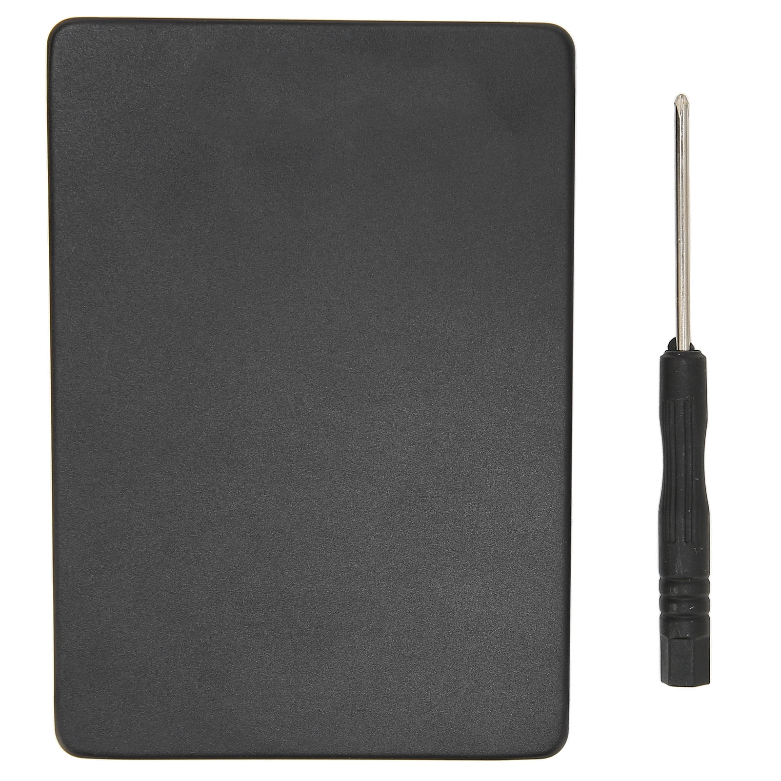 SSD Hard Disk Adapter Box,SSD Enclosure 2.5in Simple Hard Drive Reader MSATATOSATASSD Enclosure Streamlined Design