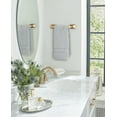 thumbnail image 3 of Amerock Highland Ridge Champagne Bronze 9 inch (229mm) Towel Bar, 3 of 5