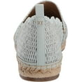thumbnail image 3 of Sam Edelman Karla Washed Sage Pointed Cap Toe SLip On Espadrille Loafers Shoes (Washed Sage, 6), 3 of 6