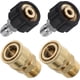 thumbnail image 1 of Juego de adaptadores para hidrolavadora Tool Daily, kit de conexión rápida, conector métrico M22 de 14 mm a M22, 5000 PSI, 4 piezas, 1 of 5