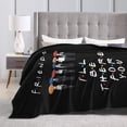 thumbnail image 3 of Friends Tv Show Throw Blanket 60"X50" Soft Flannel Lightweight Plush Air Conditioner Quilt Suitable For Sofa,Living Room,Bedroom,Double Bed, 3 of 4