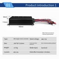 thumbnail image 4 of Ebike Sine Wave Controller 72V/80A With Light Function Brushless Controller And LCD Color Display For 5000W Motor Kit Parts, 4 of 5