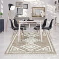 thumbnail image 6 of Luxe Weavers South Western Fringe Geometric Brown 8x10 Area Rug for Living Rooms, 6 of 8