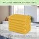 thumbnail image 4 of 6-Pack Premium Waffle Kitchen Towels - Fast Drying, Super Absorbent, 100% Cotton Dish Cloths, 4 of 5