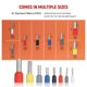 thumbnail image 4 of 1200 Uds Kit de casquillos de alambre surtidos 22/20/18/16/14/12/10/7AWG terminal de casquillos de extremo de cable, 4 of 8