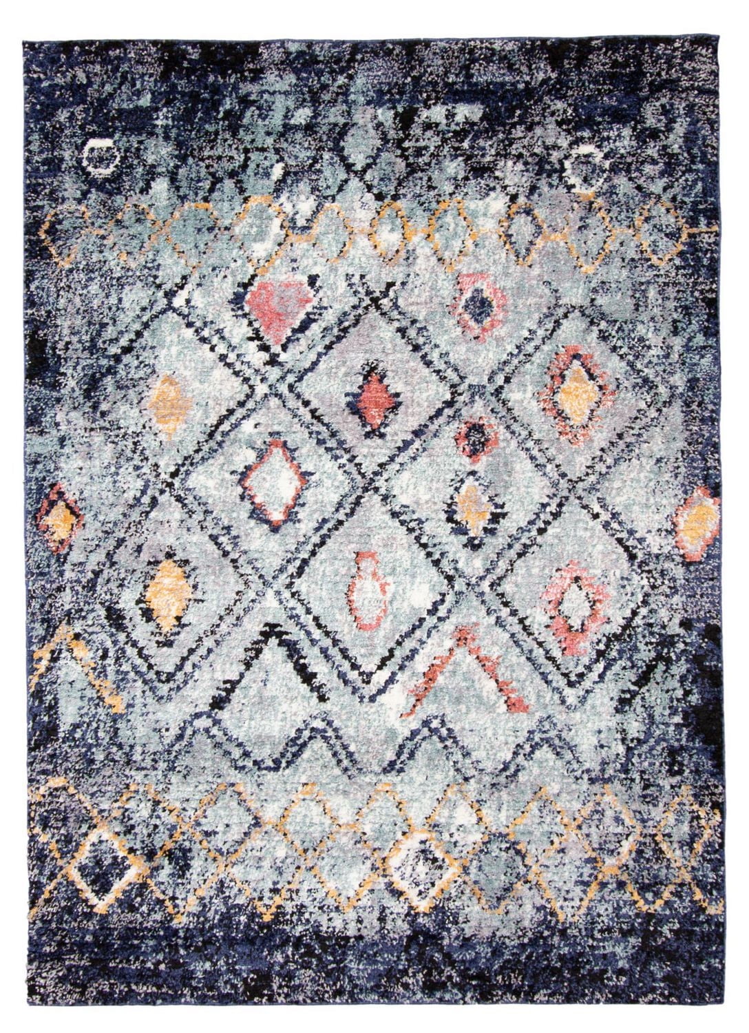 ECARPET Morrocan Area Rug Boho Chic Carpet for Living Room Bedroom