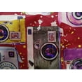 thumbnail image 5 of oneOone Cotton Silk Red Fabric Camera Pattern Sewing Material Print Fabric By The Yard 42 Inch Wide, 5 of 5