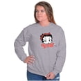 thumbnail image 5 of Betty Boop Attitude Cartoon Character Women Plus Size Sweatshirt Brisco Brands 4X, 5 of 6