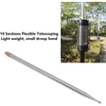thumbnail image 3 of ZOUSSIQI Telescopic Antenna, Full Band 7MHz ‑50MHz Shortwave, 10 Sections, 2.5m Length, Stainless Steel, Compact Lightweight with Fine Processing, Telescoping Antenna CA919-44635, 3 of 9