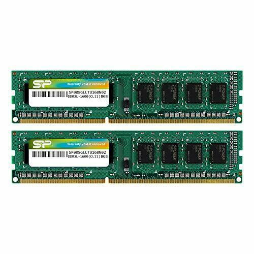 Silicon Power Ddr3 16gb 2 X 8gb 1600mhz Pc3 240 Pin Cl11 1 35v Unbuffer Walmart Com Walmart Com