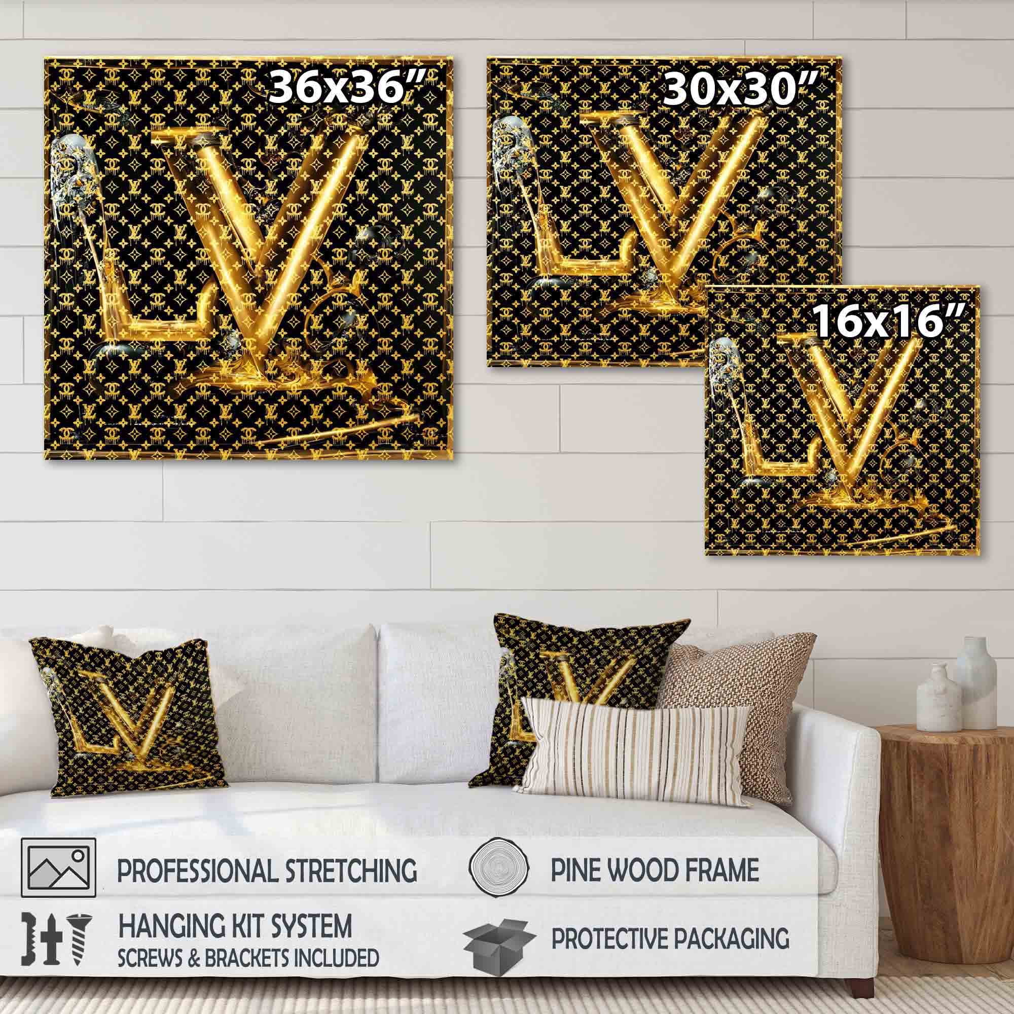 Designart Luxury Brand Design I Canvas Wall Art