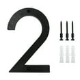 thumbnail image 2 of Ettsollp Black House Numbers Door Number Letters for Outside Signs Easy Installation Plastic Matte Numbers Letters Sign for Home Address Mailbox, 2 of 8