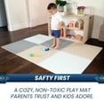 thumbnail image 6 of FlooringInc's Rainbow & Natural Harmony Playmat - Kid Safe Foam Floor Tiles with Removable Edges - 2'x2', 1/2" Thick (Earthy, 6 Tile Pack), 6 of 6