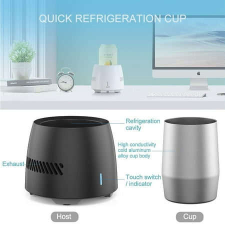 28w Instant Cooling Cup 350ml Electric Drink Cooler Summer Quick