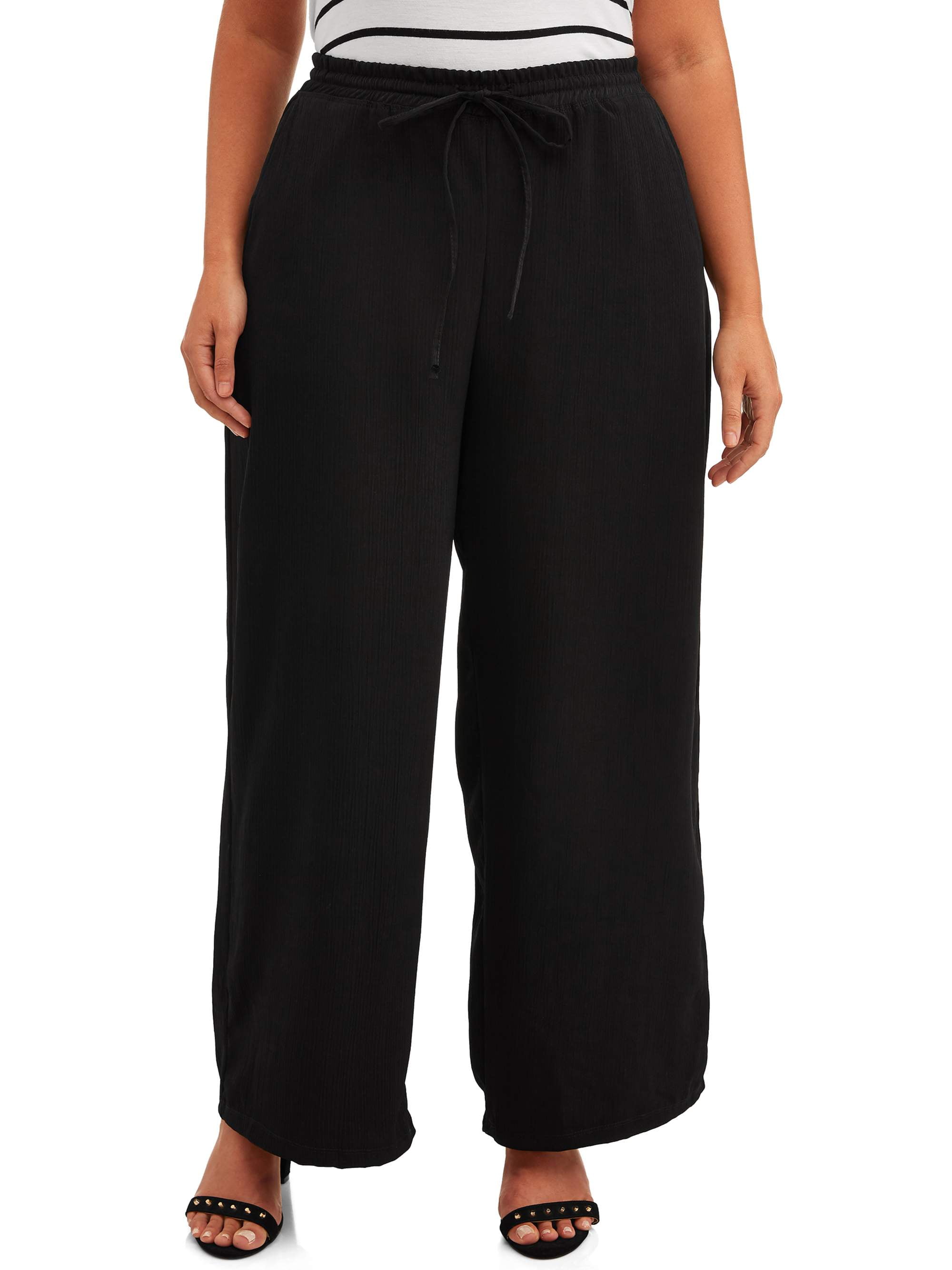 French Laundry French Laundry Women's Plus Size Wide Leg Palazzo Soft