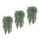 thumbnail image 3 of Artificial Hanging Plants, Plastic Artificial Green Plants For Indoors / Outdoors / Balcony / Wall / Pot / Garden / Decoration, Pack Of 3 Pieces_s, 3 of 5