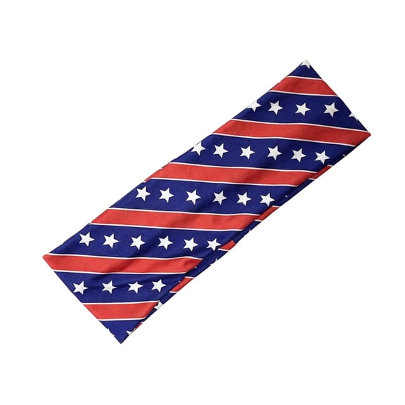 NMMUED Sweatbands for Women Non-slip Wide Hair Bands Elastic Workout Headbands for Running Yoga Blue One Size