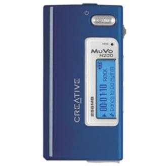 Creative MuVo Micro 512MB MP3 Player with Voice Recorder, Dark Blue, N200