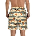 thumbnail image 3 of Naloa Funny Chicken Men's Beach Shorts, Surfing shorts, Swim trunks, Quick Dry Swim Trunks for Surfing Beach Fun - 3X-Large, 3 of 9