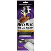 4 Count Hot Shot Early Bed Bug Infestation Detector Glue Trap