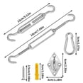 thumbnail image 2 of Ovzne Stainless Steel Hardware Kit For Three Corners Shade Installation On Clearance, 2 of 2