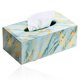 thumbnail image 1 of Funda de cuero rectangular para caja de pañuelos: elegante soporte para caja de pañuelos con base magnética, caja de pañuelos decorativa de PU, 1 of 6