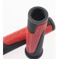 thumbnail image 4 of Fuji Krayton Rubber MTB BMX Flat Bar Bike Handlebar Grips Black/Red New, 4 of 4