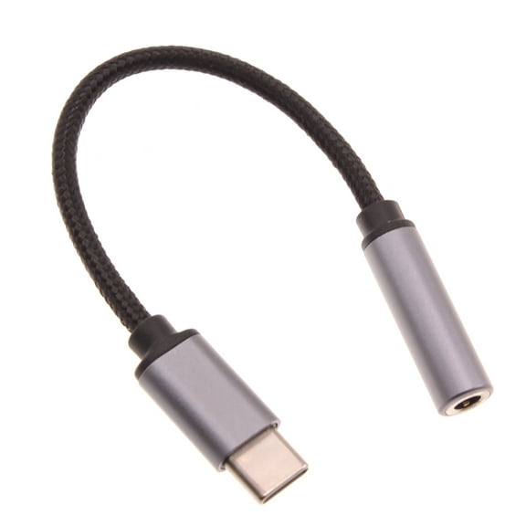 USB-C Earphone Adapter compatible with Samsung Galaxy S26/FE/Plus/Ultra - Headphone Audio Jack Port Converter 3.5mm Female to USB-C Male Adaptor Mic