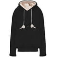 thumbnail image 3 of Women Pet Pouch Drawstring Hooded Sweatshirt Cat Dog Carrier Long Sleeve Kangaroo Pullover Puppy Animal Large Pocket Hoodie, 3 of 4