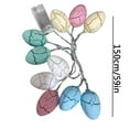 thumbnail image 3 of FeiFu Easter Decorations Lights,10 LEDs Egg LED String Lights, Waterproof Battery Operated String Light for Easter Decor Outdoor Home Party, 3 of 9