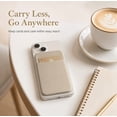 thumbnail image 7 of Stick On Phone Wallet Pocket, Adhesive Cell Phone Card Holder Pouch for ID, Credit Cards and Cash, TIKA, 7 of 7