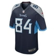 thumbnail image 2 of Men's Nike Nick Vannett  Navy Tennessee Titans  Game Jersey, 2 of 6