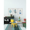 thumbnail image 4 of Marmont Hill Happy Robot Triptych, 4 of 6