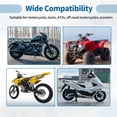 thumbnail image 7 of Unique Bargains Motorcycle Air Filter Universal 38 mm Air Intake Cleaner Plastic Metal Rubber Air Filter Replacement for Dirt Pit Bike ATV Scooter Moped Go Kart Black, 7 of 7