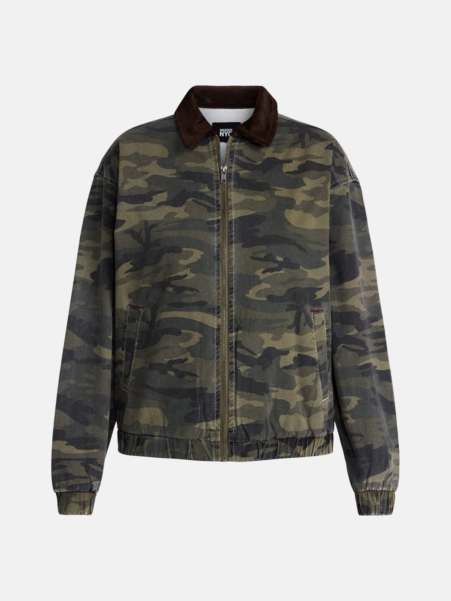 Madden NYC Women's Cotton Twill Bomber Jacket, Sizes XXS-XXL