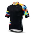 thumbnail image 2 of Maillot de ciclismo para hombre Maillot de ciclismo de manga corta para carretera, montaña, MTB Maillot Ciclismo Racing Tops camisetas chaqueta de ciclismo ropa, 2 of 5