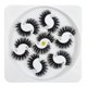thumbnail image 2 of 7 pares de extensiones de pestañas postizas de pelo de visón 5D, pestañas postizas de 9-20mm, herramienta de maquillaje de pestañas postizas suaves, pestañas largas naturales hechas a mano hola suerte  unisex, 2 of 2