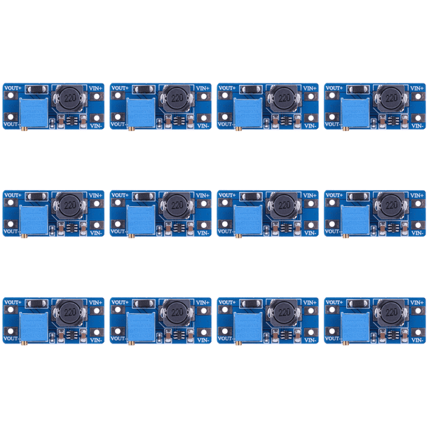 WDOplteas Módulo refuerzo DC-DC Módulo aplicación potencia aumento 2A Max 2V-24V a 5/9/12/28V