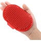 thumbnail image 1 of Cepillo de masaje de silicona roja Qianli para mascotas - con aguja de acero inoxidable - Cepillo de baño para perros y gatos - Cepillo de masaje de cabeza redonda - Cepillo de aseo, 1 of 4