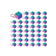 thumbnail image 1 of 50 Llavero Cubo Rubik 3x3 Mayoreo Fiestas Cumpleaños colores morado azul rosa, 1 of 5